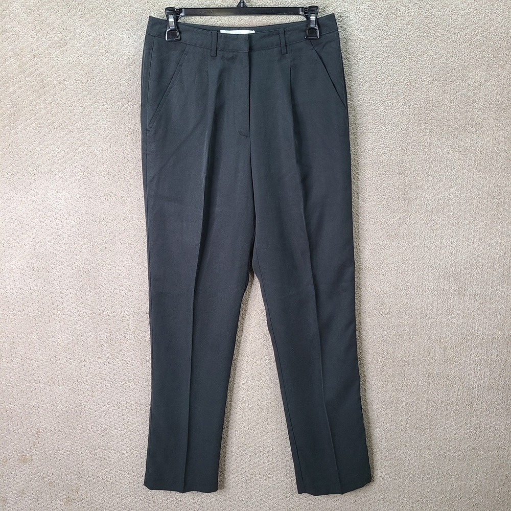 Nike Golf Pants Womens 6 Black Trousers Rayon Blend Straight Leg Athletic Casual
